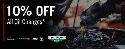 10% Off All Oil changes