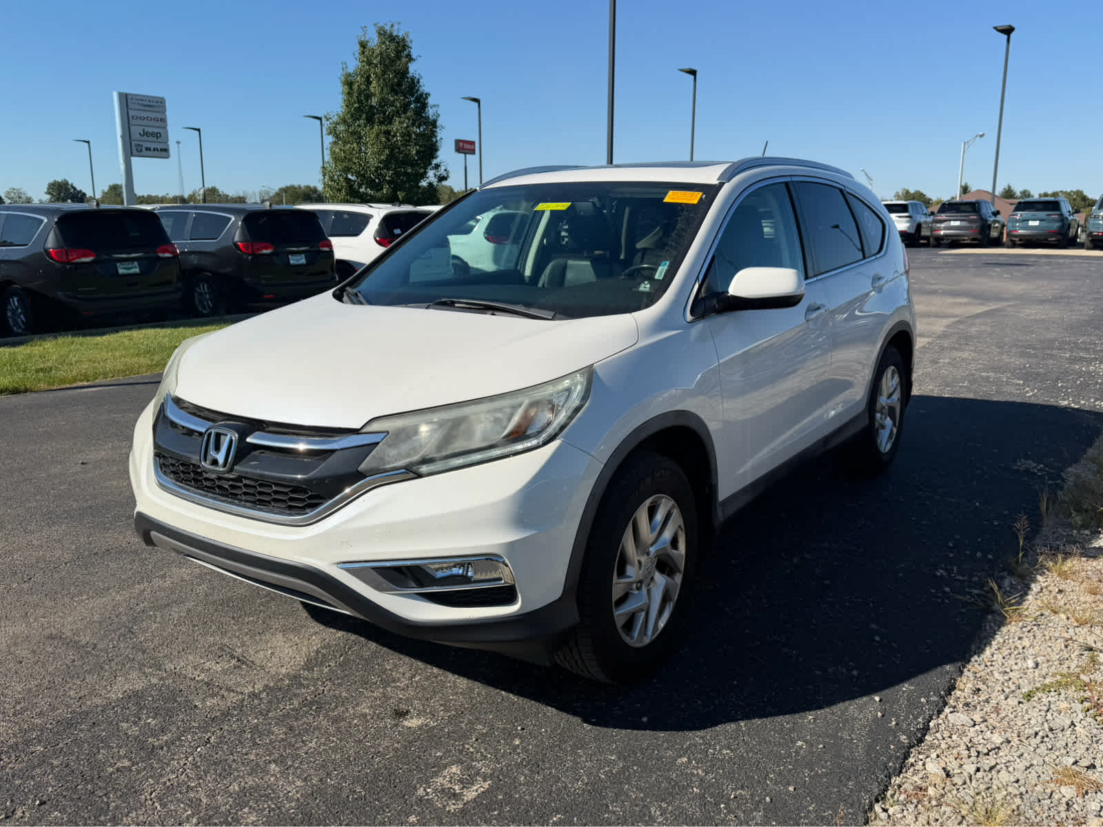 Used 2015 Honda CR-V EX-L with VIN 5J6RM4H77FL008571 for sale in Mount Orab, OH