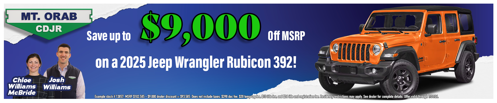 2025 Jeep Wrangler Rubicon 392!