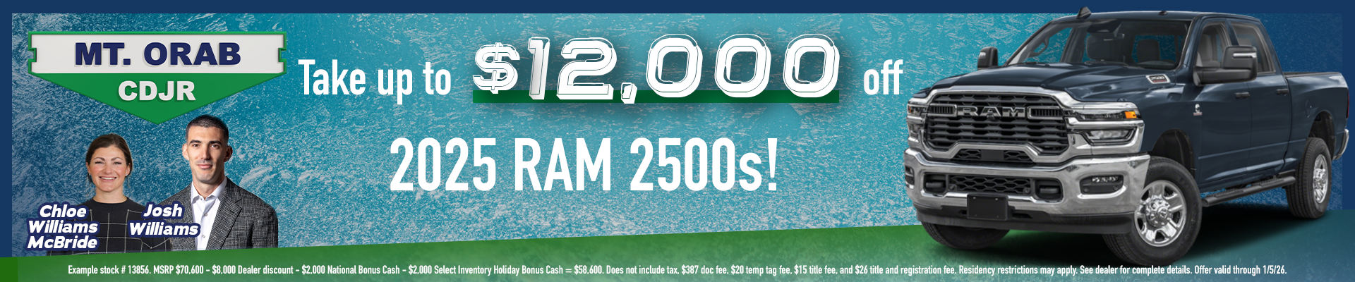2025 RAM 2500s