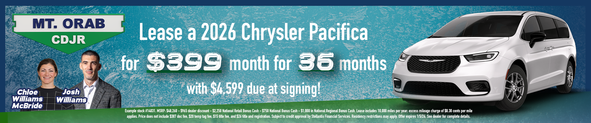 2026 Chrysler Pacifica