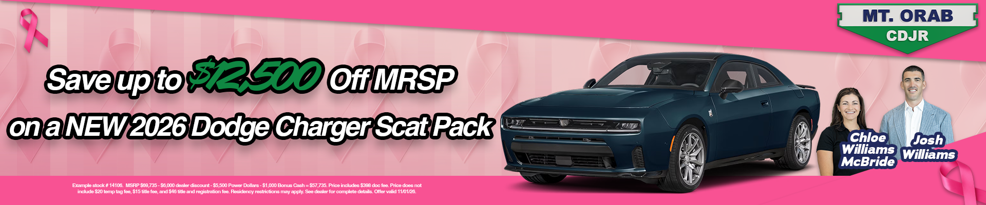 New 2026 Dodge Charger Scat pack!