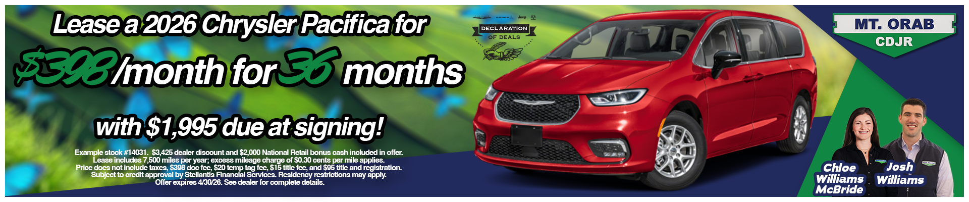 2026 Chrysler Pacifica