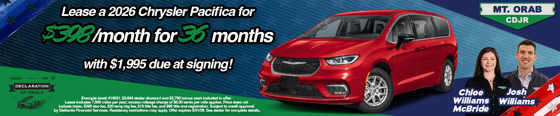 2026 Chrysler pacifica