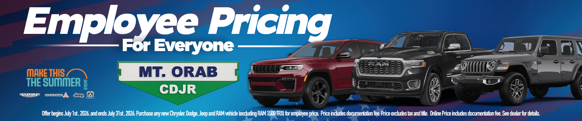 Employee Pricing